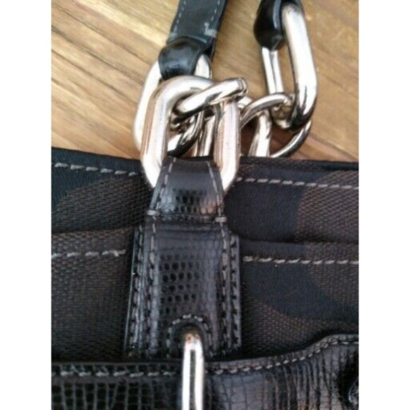 COACH F17806 CHELSEA SIGNATURE JAYDEN BAG SATCHEL TOTE BROWN Soho Designer - Picture 3 of 10